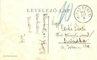 Hidasnémeti, református és római katolikus templom, Lánczy vámhíd, Új vasúti Hernád híd. Divald Káro...