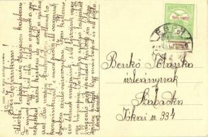 Eger, Izraelita templom, zsinagóga. Özv. Wáhl Adolfné kiadása / synagogue