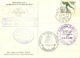 Adolf Hitler. Werbepostkarte Nr. 1. des Hilfsfonds für den Deutschen Sport. Aus Sport und Staat Seit...