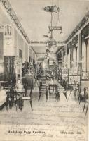 Kassa, Kosice; Andrássy Nagy Kávéház, Fehér és Fő utcai részletek, belső / Grand cafe interiors - 2 ...