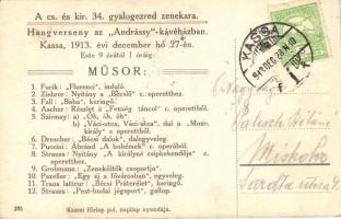 Kassa, Kosice; Andrássy Nagy Kávéház, Fehér és Fő utcai részletek, belső / Grand cafe interiors - 2 ...