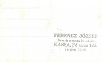 Kassa, Kosice; Ferencz József fűszer és csemege kereskedése. Fő utca 122. / shop, photo (EK)