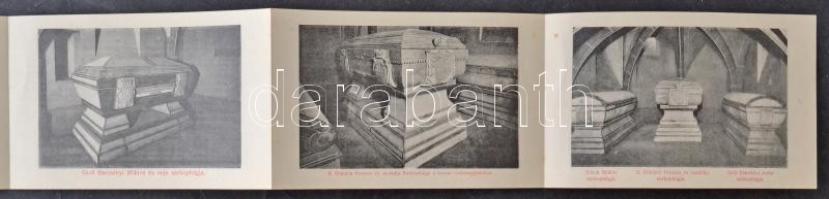 Kassa, Kosice; II. Rákóczi Ferenc és bujdosó társai hazahozatala, emlék leporellolap 6 képpel. Viasz...