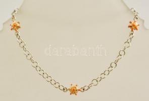 Ezüst(Ag) hajókormány kerekes karkötő, jelzett, h: 17,5 cm, 2,2 g