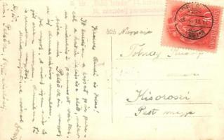 1938 Pelsőc, Pelsücz, Plesivec; bevonulás, "Revíziót!" felirat. M. kir. Dobó István 14. ho...