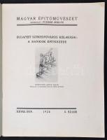 1928 A Magyar Építőművészet teljes évfolyama tematikus számokkal.: Fürdők és szállodák, A szegedi fo...