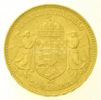 1914KB 20K Au "Ferenc József" Körmöcbánya. Bosznia címerrel! (6,78g/0.900) T:1-,2 / 
Hung...