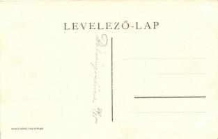 Bálványos-fürdő, Torjai Büdös barlang, Kegyszobor. Divald Károly fia / cave, statue. Art Nouveau, fl...