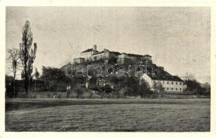 Munkács, Mukacheve, Mukacevo; vár / castle + 1938 Munkács visszatért So. Stpl. (EK)