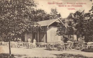 Újvidék, Novi Sad; Sétatéri kioszk. Urbán Ignác kiadása / promenade kiosk (EK)