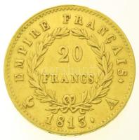 Franciaország / Első Császárság 1813A 20Fr Au "I. Napóleon" (6,4g/0.900) T:2
/ France / F...