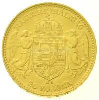 1914KB 20K Au "Ferenc József" Körmöcbánya. Bosznia címerrel (6,77g/0.900) T:1-,2 / Hungary...