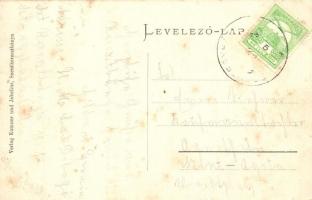 Szentkeresztbánya, Szentegyháza, Vlahita; fürdőkolónia, erdei részlet nyaralókkal / spa colony, fore...