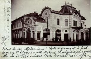 1903 Torda, Turda; Vigadó / redoute. photo (ragasztónyom / gluemark)