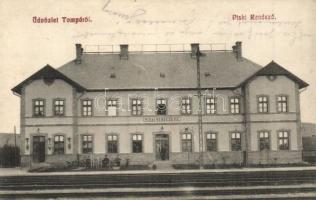 Tompa, Tampa; Piski Rendező pályaudvar, vasútállomás / railway station / Bahnhof (r)