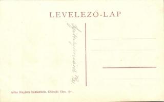 Székelykocsárd, Lunca Muresului; Vasútállomás. Adler fényirda 1911. / railway station / Bahnhof