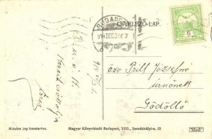 1915 Boldog új évet! / WWI Hungarian military New Year greeting art postcard s: Weiss Antal (EK)