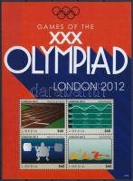 London Olympics mini sheet, Londoni olimpia kisív