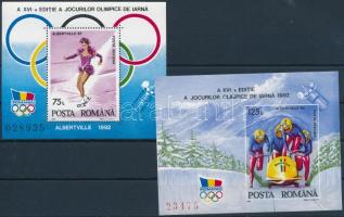 Téli olimpia blokk sor, Winter Olympics block set