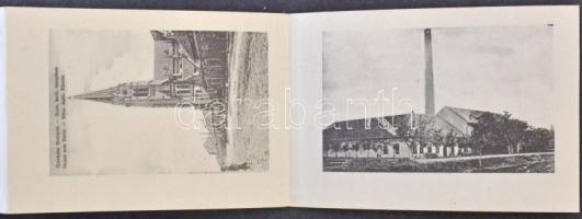 Detta, Ghedu, Deta; Fő utca, városháza, üzletek. leporellolap. Ballon József kiadása / main street, ...