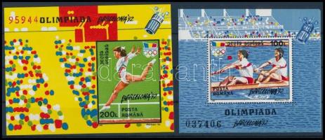 Nyári olimpia blokk sor, Summer Olympics block set