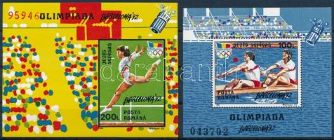 Nyári olimpia blokk sor, Summer Olympics block set