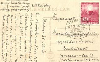 Baja, utcakép, Denneberg és Társa, Aczél Ármin, Huszár József, Wagner Antal és Kollár A. üzlete. &qu...