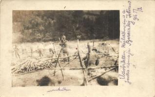 19 db első világháborús osztrák-magyar katonai fotó képeslap / 19 WWI Austro-Hungarian K.u.K. milita...