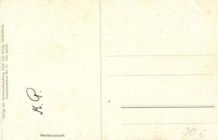 Mensurpause, Studentenleben Blatt 15. / Studentica. German University Mensur academic fencing school...