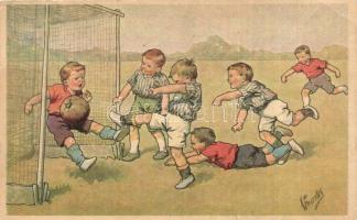 Football match. B.K.W.I. 401-6. s: K. Feiertag (EK)