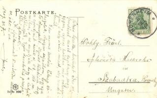 Schwerer Schlag / Studentica. German University Mensur academic fencing. H.S.M. Serie 800. s: P. Wer...