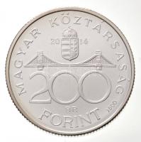 2014. 200Ft Ag "Deák Ferenc" utánveret piefort (23,92g) T:BU / 
Hungary 2014. 200 Forint ...