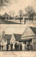 Csölle, Rovinka, Waltersdorf; utcakép, szövetkezeti üzlet. Anton Ponweiser kiadása / street view, cooperative shop (EK)