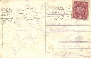 Gösting bei Graz, Franz Kothgasser (vorm. Schwender) Gasthaus / guest house, restaurant, waiter (EK)