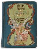 Költők albuma. Jelenkori magyar költők verseiből. Szerk.: Radó Antal. Harminczöt magyar festőművész képeivel. A Pesti Napló karácsonyi ajándéka előfizetőinek. Budapest, é.n., Lampel Róbert (Wodianer F. és Fiai)., 284 p. Negyedik, módosított és bővített kiadás. Kiadói aranyozott, dombornyomott, festett kiadói egészvászon kötésben, festett lapélekkel, kissé kopott borítóval és gerinccel.