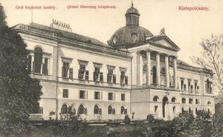 Kistapolcsány, Topolcianky; Gróf Keglevich (József kir. herceg) kastély / castle / Schloss - 2 db régi képeslap / 2 pre-1945 postcards