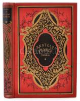 Anatole France: A sovány kandúr. Jocaste. Békéscsaba, é.n., Tevan. Kiadói dúsan aranyozott egészvászon-kötés. Padányi Gulyás Gábor ex libris pecsétjével ex libris pecsétjével és Padányi Gulyás Gyula tulajdonosi névbejegyzésével, dátumozással.