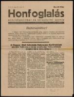1935-1937 Vegyes folyóirat tétel, 3 db, Magyar Jövő független politikai napilap 2 száma (1935. szept...