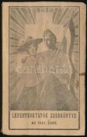 1927 Leventeoktatók zsebkönyve I. évfolyam I. kötet, szerkeszti Süle Dénes, Herzog Ferenc budaörsi oktató példánya, a budaörsi leventecsapat névjegyzékével, jó állapotban