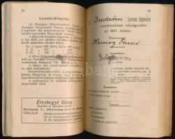 1927 Leventeoktatók zsebkönyve I. évfolyam I. kötet, szerkeszti Süle Dénes, Herzog Ferenc budaörsi o...