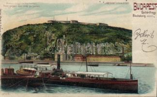 1899 Budapest Litho Fényhez tartandó/ Hold to light