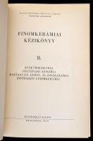 Mattyasovszky-Zsolnay László: Finomkerámiai kézikönyv. 1-2. köt. Bp., 1953-1954, Építésügyi Kiadó. K...