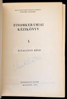Mattyasovszky-Zsolnay László: Finomkerámiai kézikönyv. 1-2. köt. Bp., 1953-1954, Építésügyi Kiadó. K...