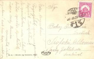 Mohács, Király út, Korona szálloda, piaci árusok, Weiller és Lévai üzlete  (EK)