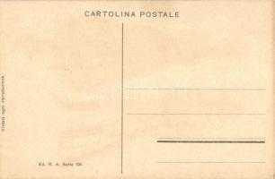 Lady with soldier. Ed. R.A. Serie 101. litho s: C.P