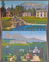 Tátra, Vysoké Tatry, Hohe Tatra; 10 darabos leporellofüzet / leporello booklet with 10 postcards