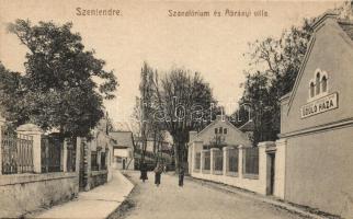 Szentendre, szanatórium, Ábrányi villa, Üdülő háza (képeslapfüzetből / from postcard bookelt)