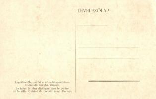 Sopron, Pannonia Szálló rt. reklámlapja / Hungarian hotel advertisement (EK)