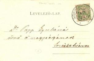 Görgényszentimre, Gurghiu; M. kir. erdőőri szakiskola, Rákóczy-hegy. Heiter kiadása / forestry schoo...