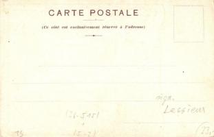 Thais. French Art Nouveau lady art postcard s: E. Louis-Lessieux